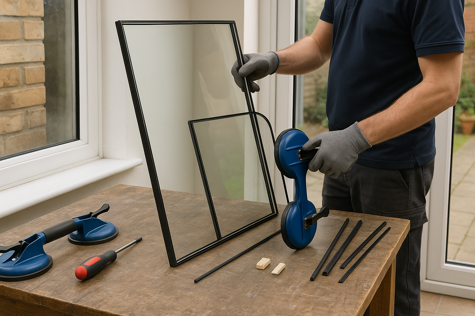 Door Glass Replacement Wembley service image